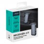 Bluetooth аудио-ресивер (AUX) Deppa, Air, BT5.4, TWS, 180 мАч, графитово-чёрный