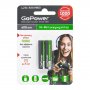 Аккумулятор GoPower R03-2BL, (AAA) 600 мАч, Ni-Mh, (20/320)