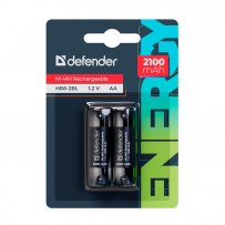 Аккумулятор Defender R6-2BL, (AA) 2100 мАч, Ni-Mh (2/20)
