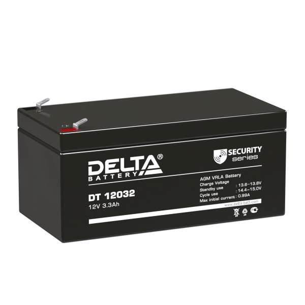 Аккумулятор DELTA 12V 3300 мАч (DT 12032) (1/10)