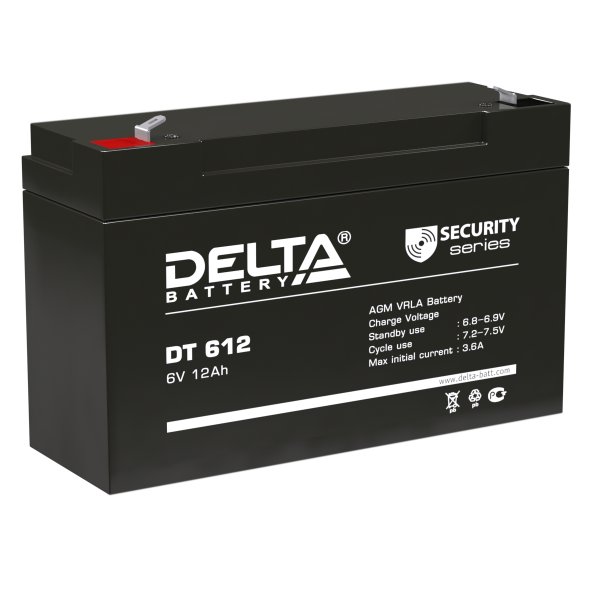 Аккумулятор DELTA 6V 12000 мАч (DT 612) (1/10)