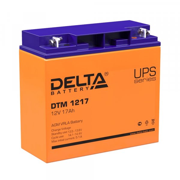 Аккумулятор DELTA 12V 17000 мАч (DTM 1217)