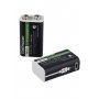 Аккумулятор GoPower 6F22 BOX2 Li-ion 9V 500mAh Type-C (2/50/200)