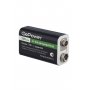 Аккумулятор GoPower 6F22 BOX2 Li-ion 9V 500mAh Type-C (2/50/200)