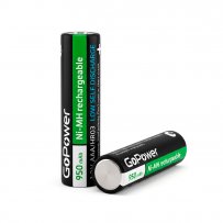 Аккумулятор GoPower RTU R03 (AAA) 950 мАч, Ni-Mh, с плоским контактом, б/упак. (50/1000)