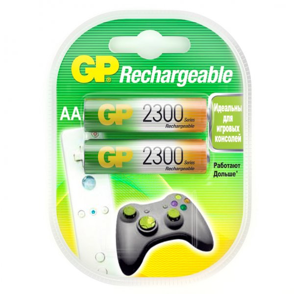 Аккумулятор GP R6 (AA) 2300 мАч 2bl (2.20) пластик