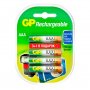 Аккумулятор GP R03 (AAA) 1000 мАч (3+1)bl (4.40) пластик