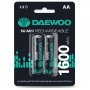Аккумулятор DAEWOO R6-2BL NiMH (AA) 1600 мАч (20)