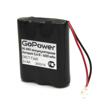 Аккумулятор GoPower для радиотелефонов 600mAh T160 PC1 NI-MH (1/15/180)