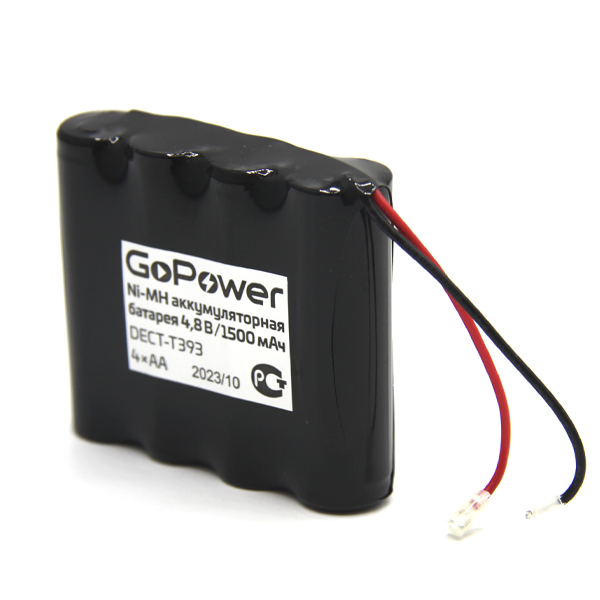Аккумулятор GoPower для радиотелефонов 1500mAh T393 PC1 NI-MH (1/10/120)