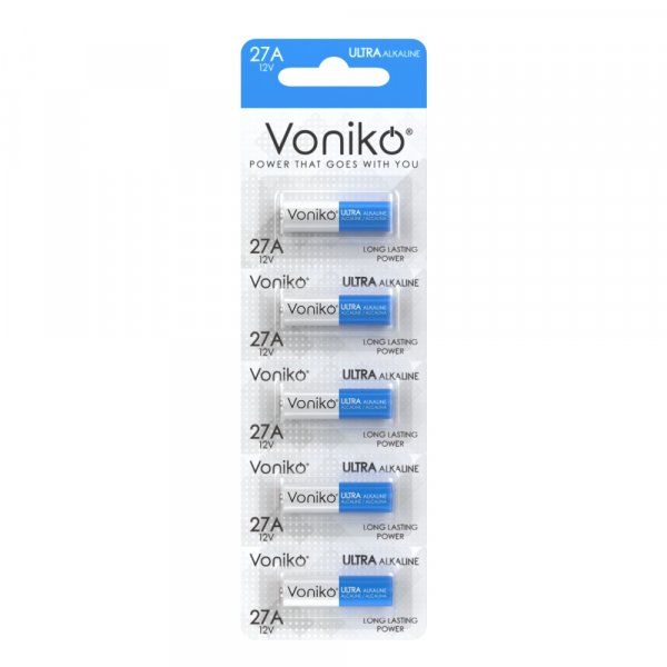 Элем.пит. 27A-5BL Voniko (5/100/1000) Срок годности до 05.2026