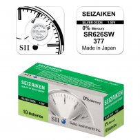 Элем.пит. R377-10 Box SEIZAIKEN 377 (SR626SW) Silver Oxide 1.55V (10/100)