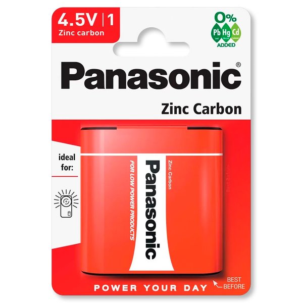 Элем.пит. 3R12-1BL Panasonic Zinc Carbon (12/48) Срок годности до 04.2024