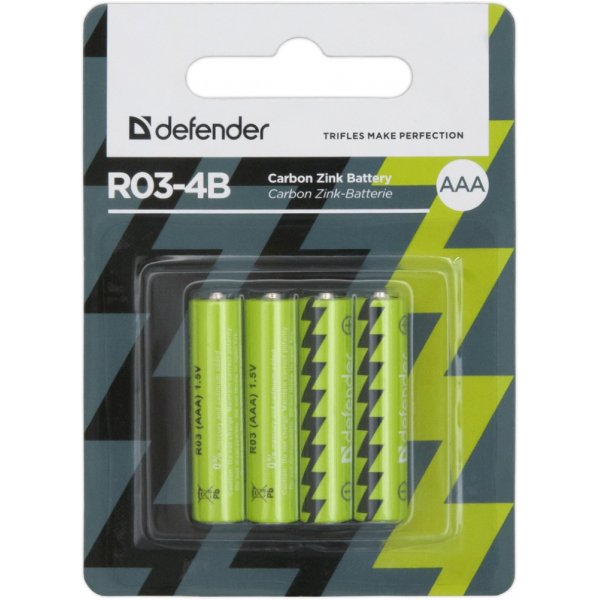 Элем.пит. соль R03-4BL DEFENDER (4/48/1152)
