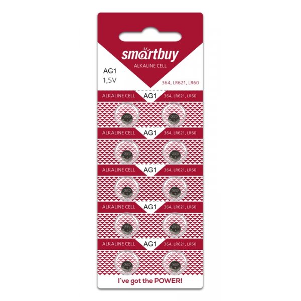 Элем.пит. AG1-10BL Smartbuy (100/2000)