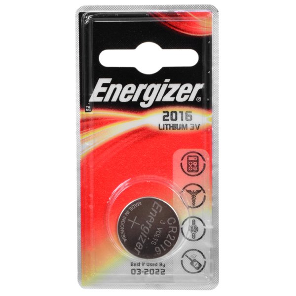 Элем.пит. CR2016-1BL Energizer (1/10/140)