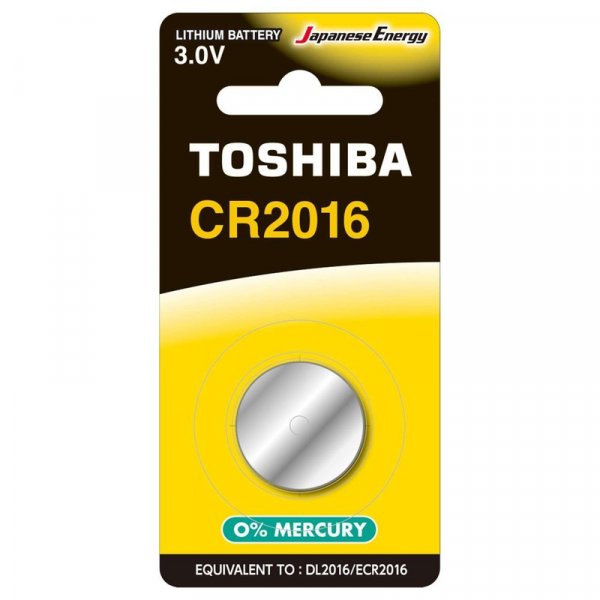 Элем.пит. CR2016-1BL Toshiba (1/10)