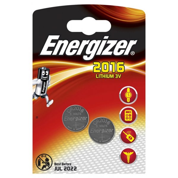 Элем.пит. CR2016-2BL Energizer (20/280)
