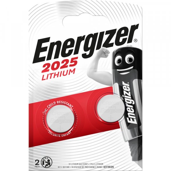 Элем.пит. CR2025-2BL Energizer (2/20)
