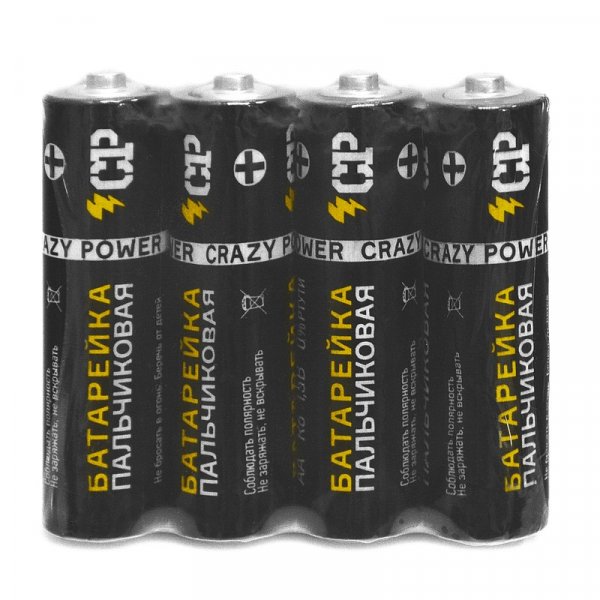 Элем.пит. соль R6-4S CRAZYPOWER (60/1200)