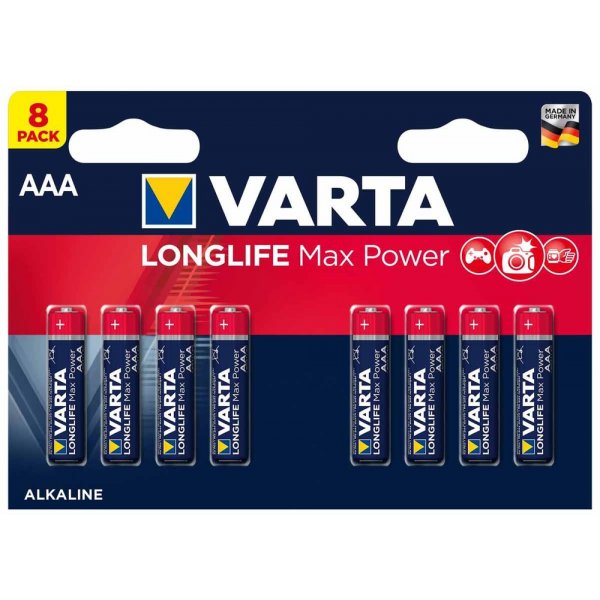 Элем.пит. LR03-8BL Varta Longlife Max Power (8/160) 4703