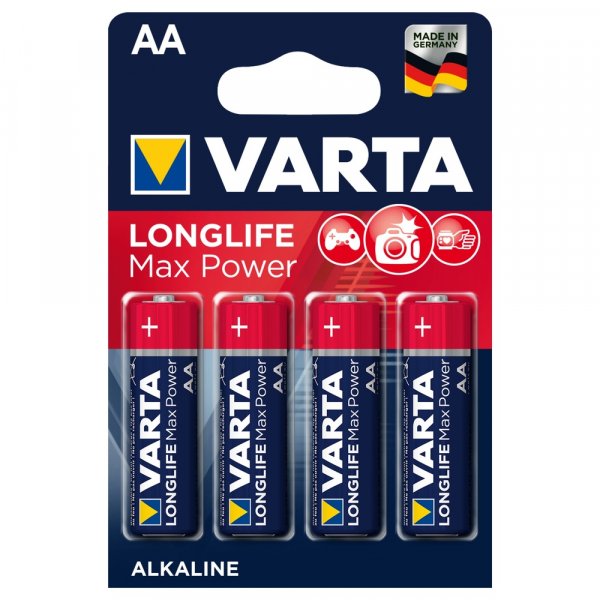 Элем.пит. LR6-4BL Varta Longlife Max Power (4/80/400) 4706