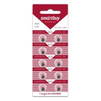 Элем.пит. AG0-10BL Smartbuy (LR521, LR63), алкалин [замена 379, SR521] (100/2000)