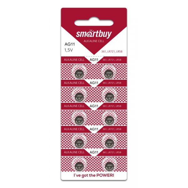 Элем.пит. AG11-10BL Smartbuy (100/2000)