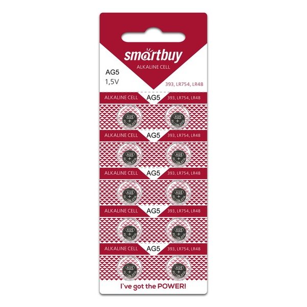 Элем.пит. AG5-10BL Smartbuy (100/2000)