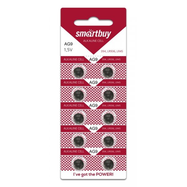 Элем.пит. AG9-10BL Smartbuy (100/2000)