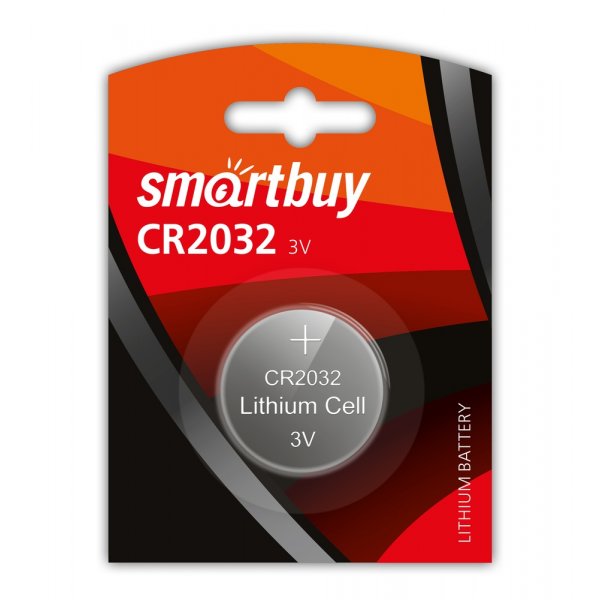 Элем.пит. CR2032-1BL Smartbuy (12/720)