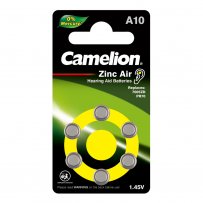 Элем.пит. ZA10-6BL Camelion 0% Mercury (PR70, A10, 10A, DA10), цинк-воздух [желтая]