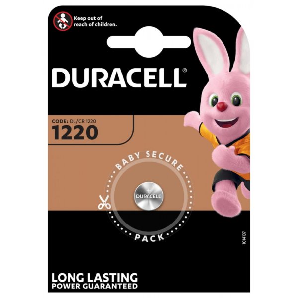 Элем.пит. CR1220-1BL Duracell (1/10/100)