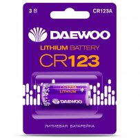 Элем.пит. CR123-1BL Daewoo (10)
