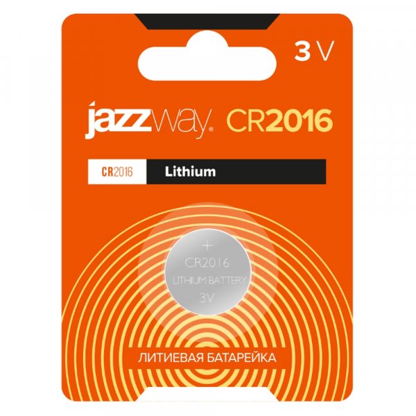Элем.пит. CR2016-1BL JAZZway (1/20)