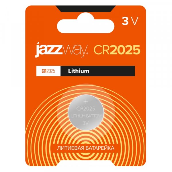 Элем.пит. CR2025-1BL JAZZway (1/20)