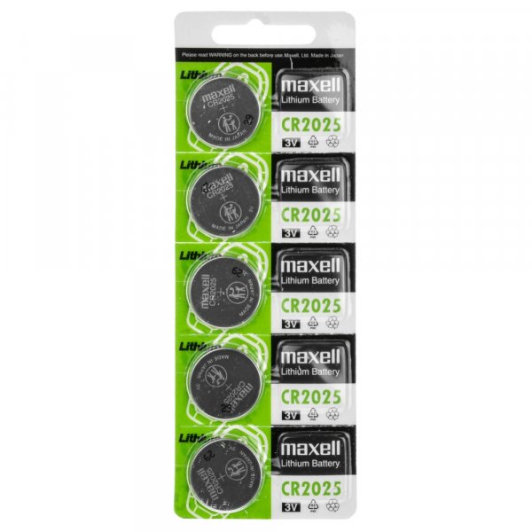 Элем.пит. CR2025-5BL Maxell Green (CN) (5/100)