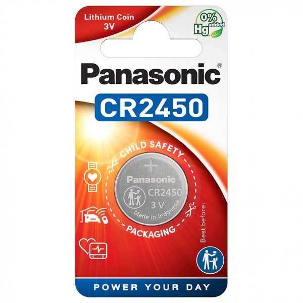 Элем.пит. CR2450-1BL Panasonic Power Cells (1/12)