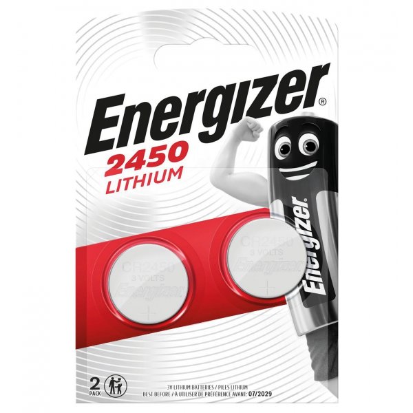 Элем.пит. CR2450-2BL Energizer (2/20)