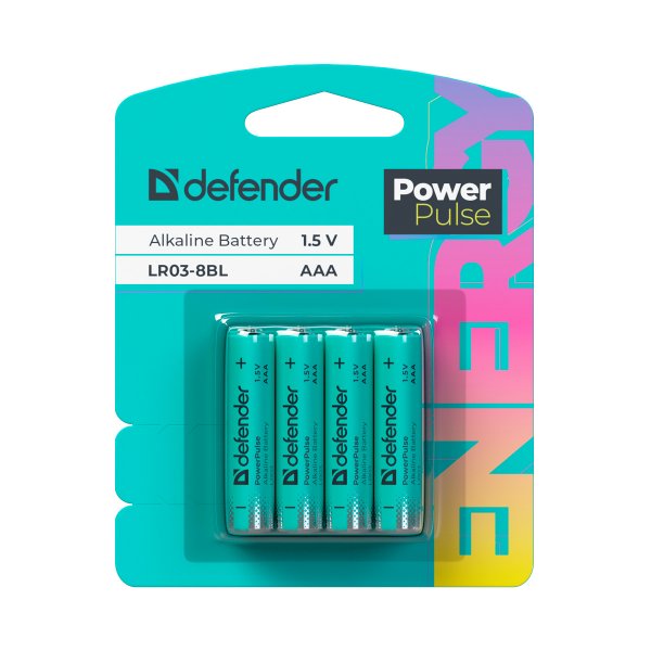 Элем.пит. LR03-8BL DEFENDER PowerPulse (8/80/320)