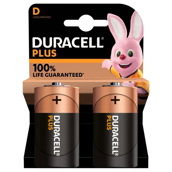 Элем.пит. LR20-2BL Duracell MN1300 PLUS (2,20)