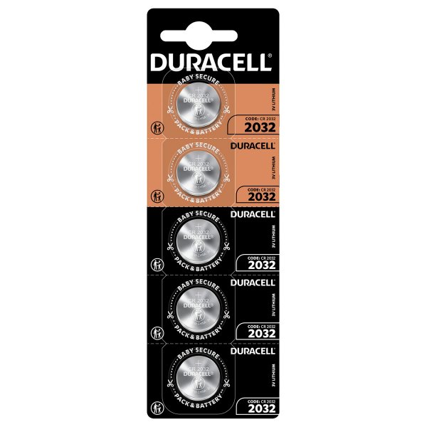 Элем.пит. CR2032-5BL Duracell (20/200) EU