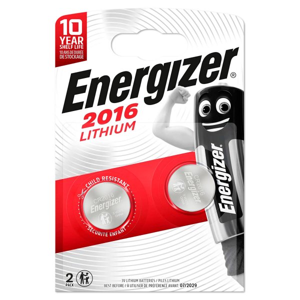Элем.пит. CR2016-2BL Energizer (20/280)