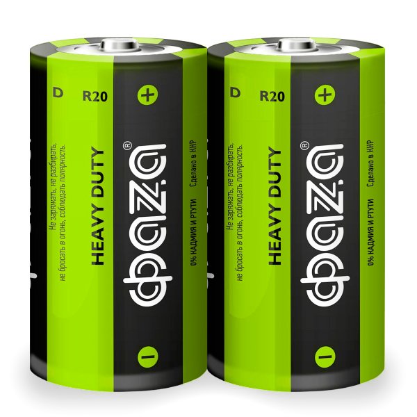 Элем.пит. соль R20-2SH ФАZА Heavy Duty (2/12/288)