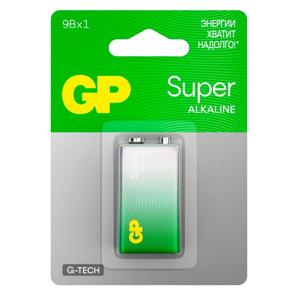 Элем.пит. 6LR61-1BL GP Super G-Tech (10)