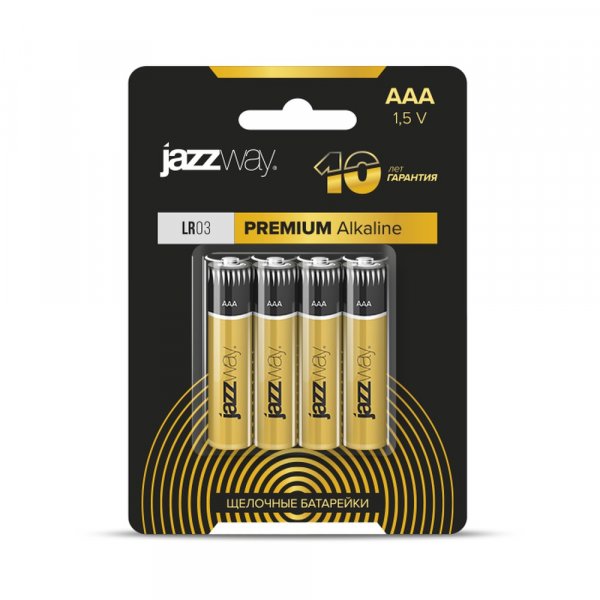 Элем.пит. LR03-4BL JAZZway PREMIUM Alkaline (48)