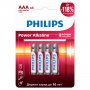 Элем.пит. LR03-4BL Philips Power Alkaline (48.144)