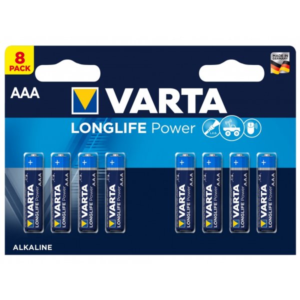 Элем.пит. LR03-8BL Varta Longlife Power (8/160) 4903