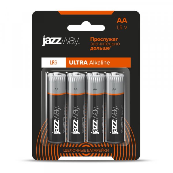 Элем.пит. LR6-4BL JAZZway ULTRA Alkaline (4/48/576)