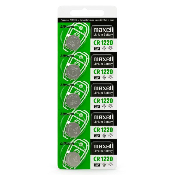 Элем.пит. CR1220-5BL Maxell Green (5/100) (CN)